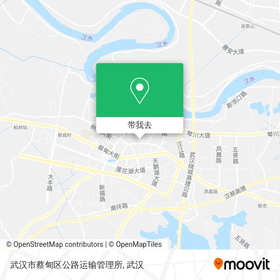 武汉市蔡甸区公路运输管理所地图