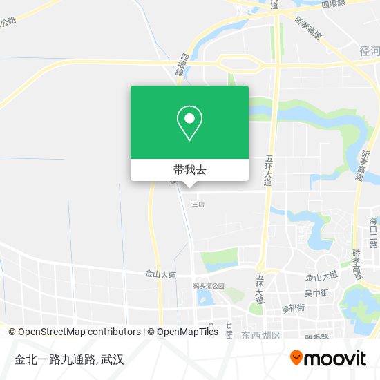 金北一路九通路地图