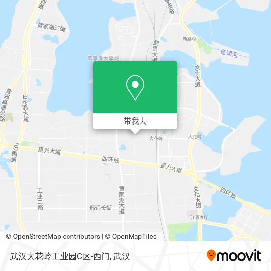 武汉大花岭工业园C区-西门地图