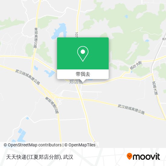 天天快递(江夏郑店分部)地图