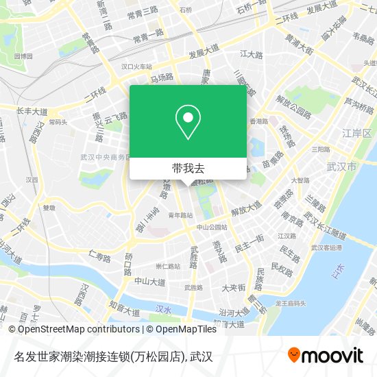 名发世家潮染潮接连锁(万松园店)地图