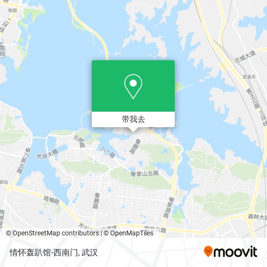 情怀轰趴馆-西南门地图