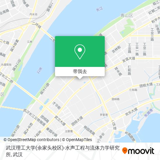 武汉理工大学(余家头校区)-水声工程与流体力学研究所地图