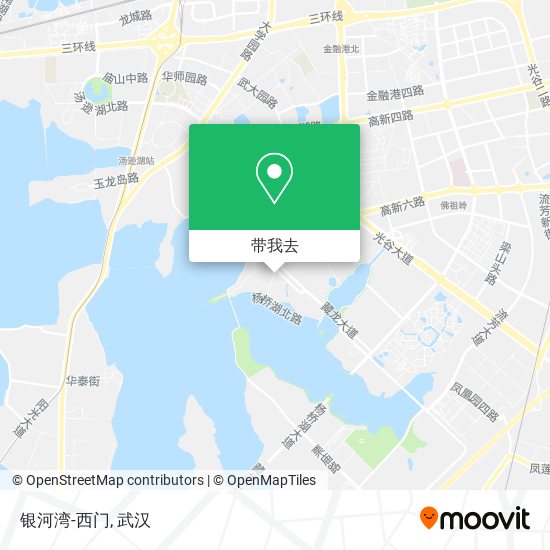 银河湾-西门地图