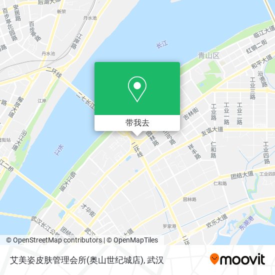 艾美姿皮肤管理会所(奥山世纪城店)地图