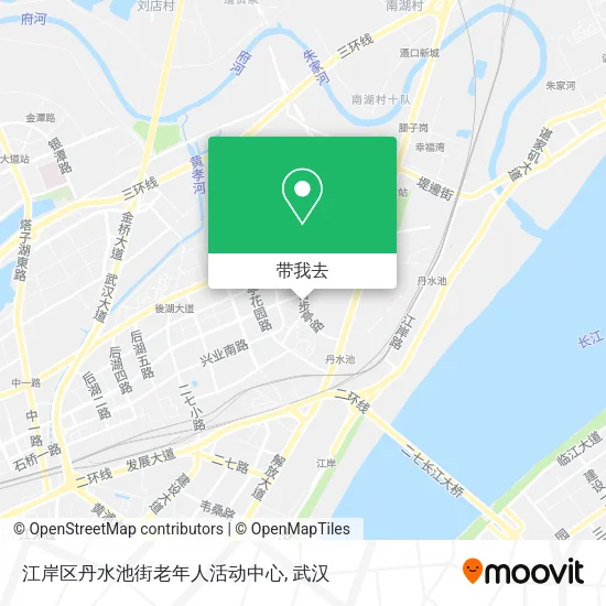 江岸区丹水池街老年人活动中心地图