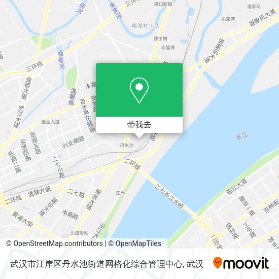 武汉市江岸区丹水池街道网格化综合管理中心地图