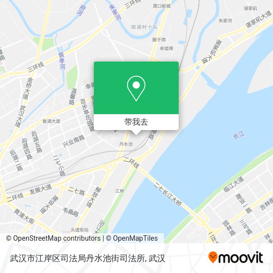 武汉市江岸区司法局丹水池街司法所地图