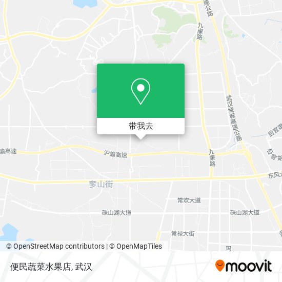 便民蔬菜水果店地图