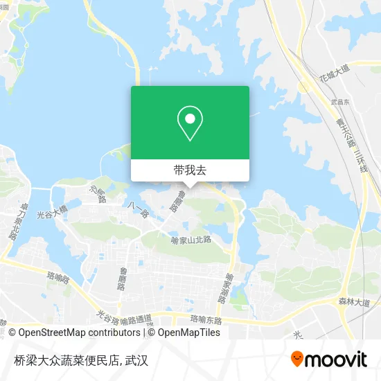 桥梁大众蔬菜便民店地图