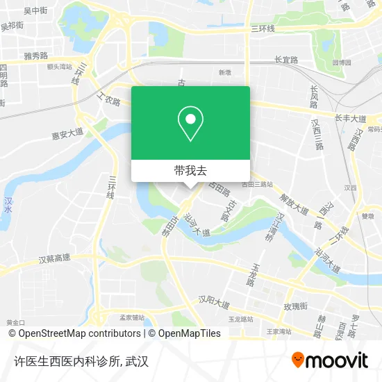 许医生西医内科诊所地图