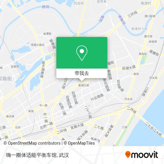 嗨一圈体适能平衡车馆地图