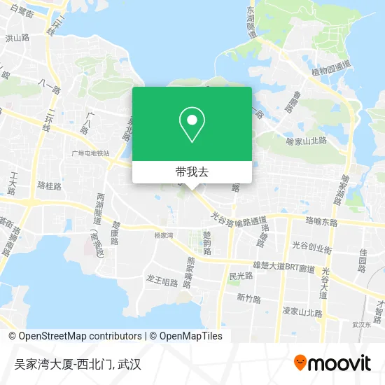 吴家湾大厦-西北门地图