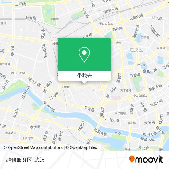 维修服务区地图