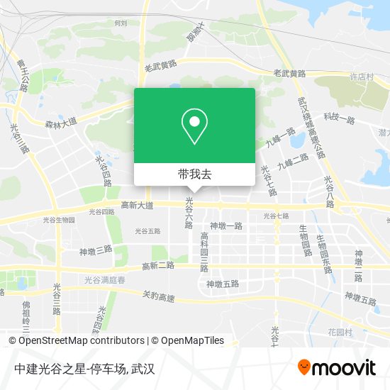 中建光谷之星-停车场地图