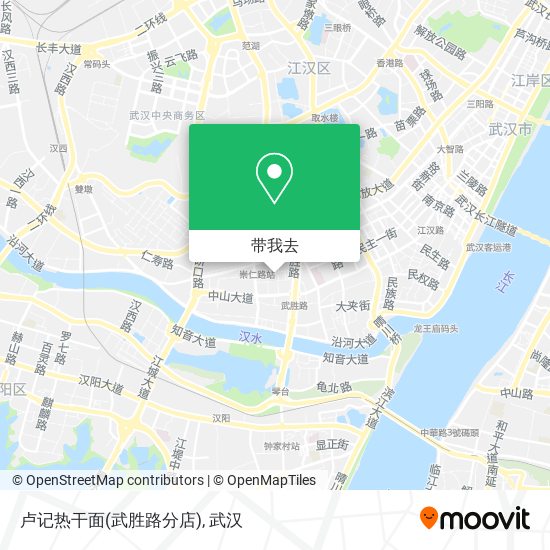 卢记热干面(武胜路分店)地图