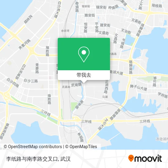 李纸路与南李路交叉口地图