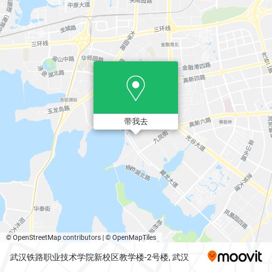 武汉铁路职业技术学院新校区教学楼-2号楼地图