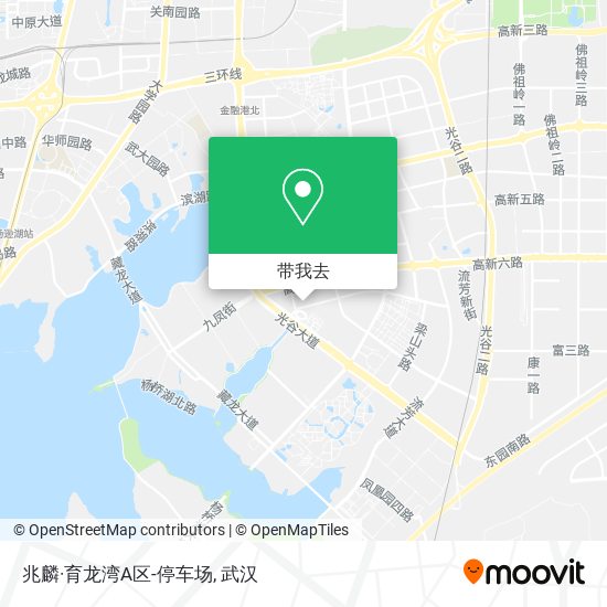 兆麟·育龙湾A区-停车场地图