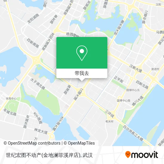 世纪宏图不动产(金地澜菲溪岸店)地图