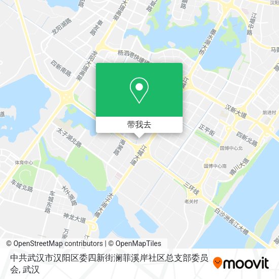 中共武汉市汉阳区委四新街澜菲溪岸社区总支部委员会地图