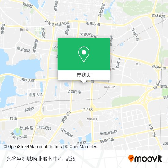 光谷坐标城物业服务中心地图