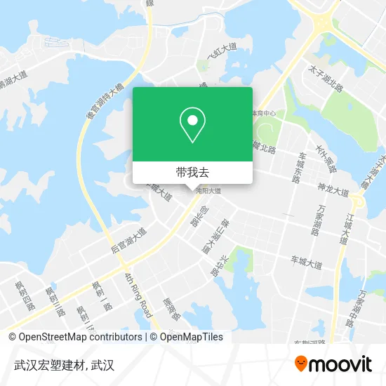 武汉宏塑建材地图