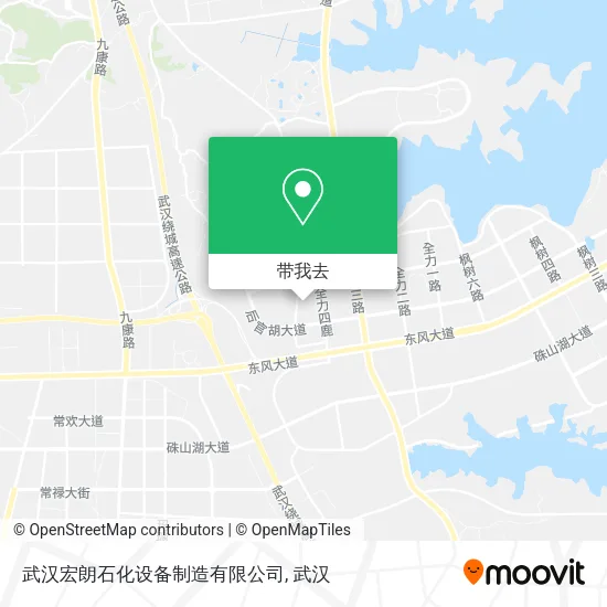 武汉宏朗石化设备制造有限公司地图
