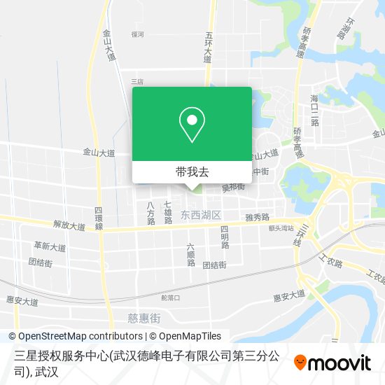 三星授权服务中心(武汉德峰电子有限公司第三分公司)地图