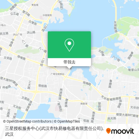 三星授权服务中心(武汉市快易修电器有限责任公司)地图