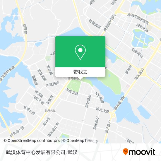 武汉体育中心发展有限公司地图