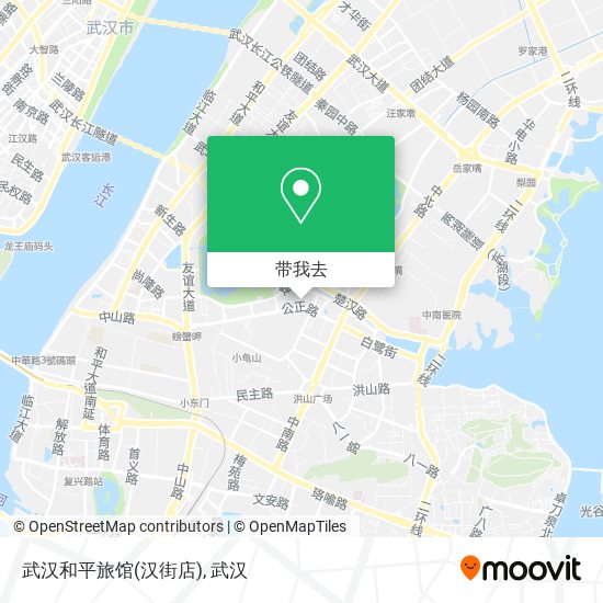 武汉和平旅馆(汉街店)地图
