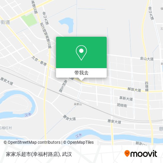家家乐超市(幸福村路店)地图
