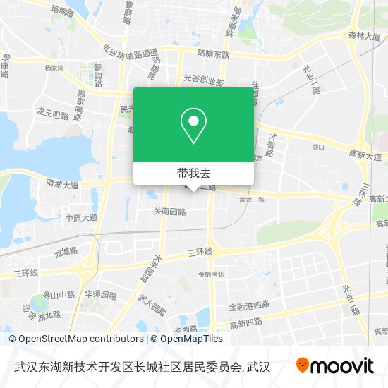 武汉东湖新技术开发区长城社区居民委员会地图