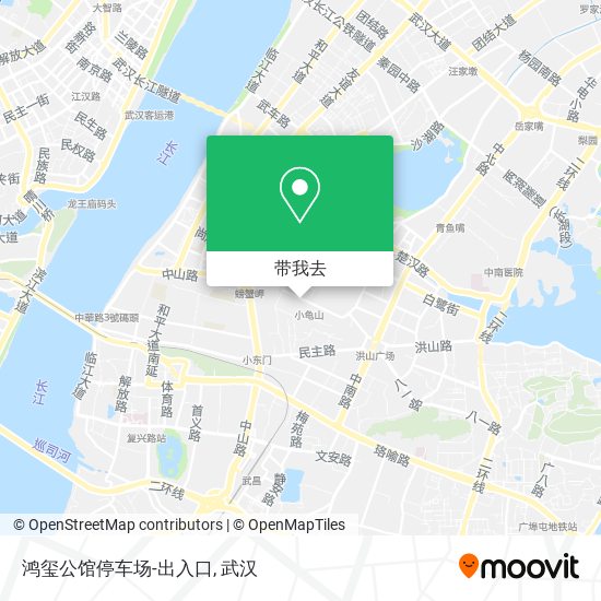 鸿玺公馆停车场-出入口地图