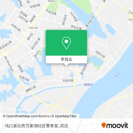 沌口派出所万家湖社区警务室地图