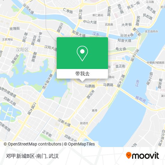 邓甲新城B区-南门地图