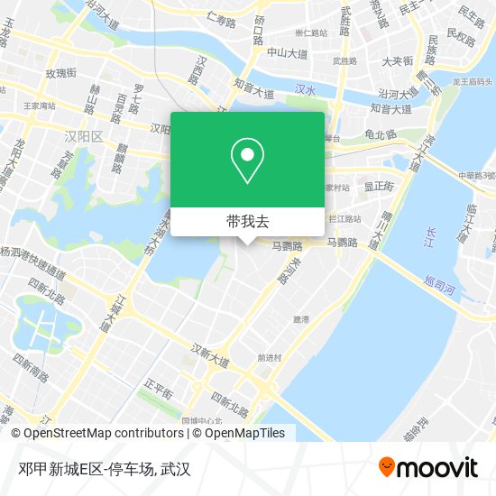 邓甲新城E区-停车场地图