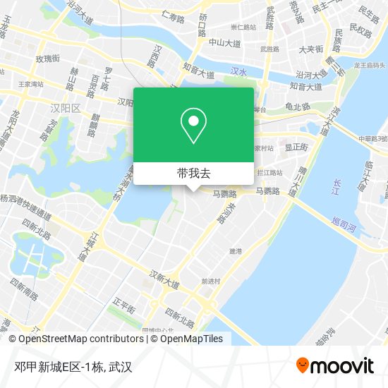 邓甲新城E区-1栋地图