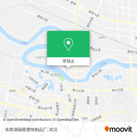 东西湖福星塑纸制品厂地图