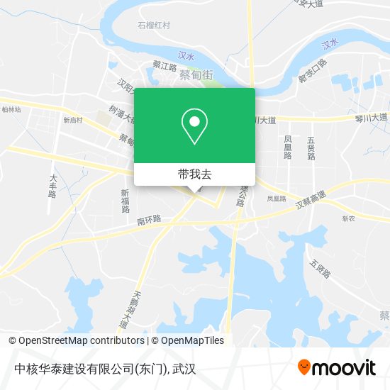 中核华泰建设有限公司(东门)地图