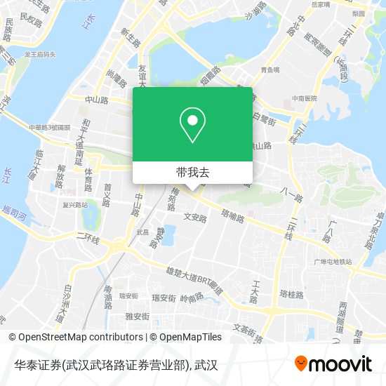华泰证券(武汉武珞路证券营业部)地图