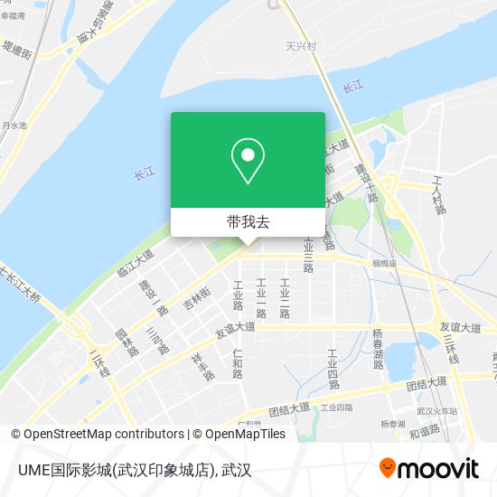 UME国际影城(武汉印象城店)地图