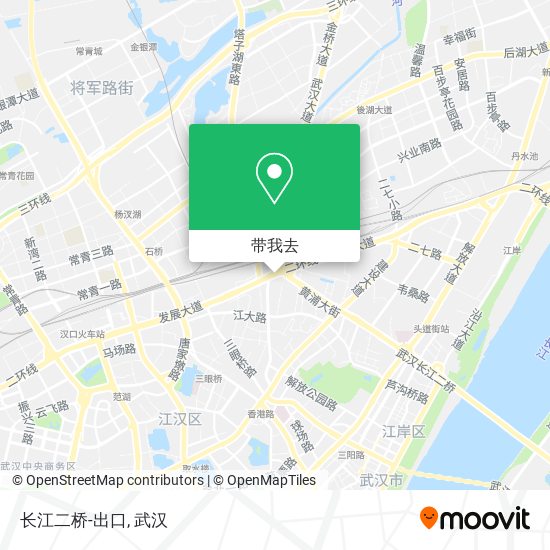 长江二桥-出口地图