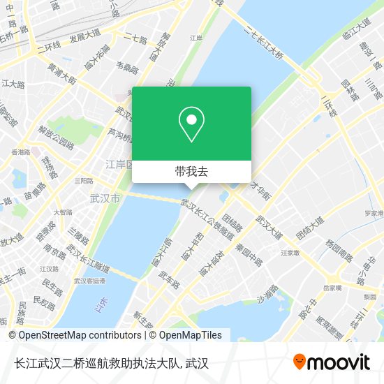 长江武汉二桥巡航救助执法大队地图