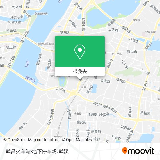 武昌火车站-地下停车场地图