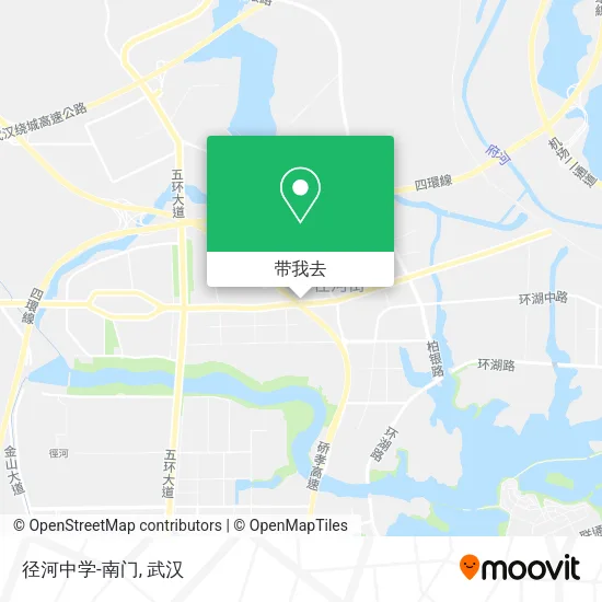 径河中学-南门地图