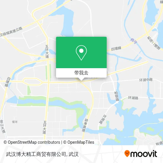 武汉博大精工商贸有限公司地图