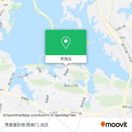 秀蜜轰趴馆-西南门地图