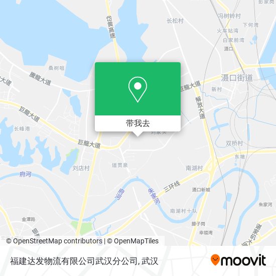 福建达发物流有限公司武汉分公司地图